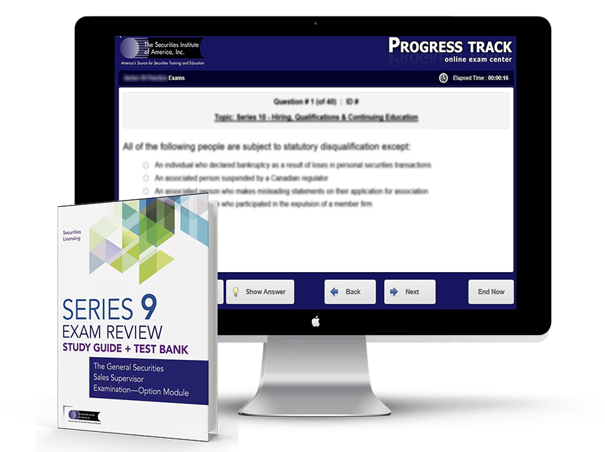 Series 9 Textbook and Exam Prep software