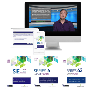SIE, Series 6 & 63 Exam Textbooks & Study Guides