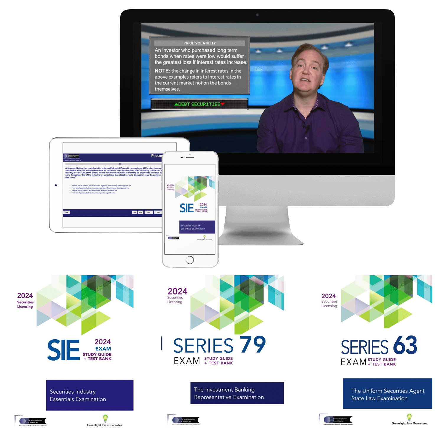 SIE, Series 79 & 63 Exam Textbooks & Study Guides