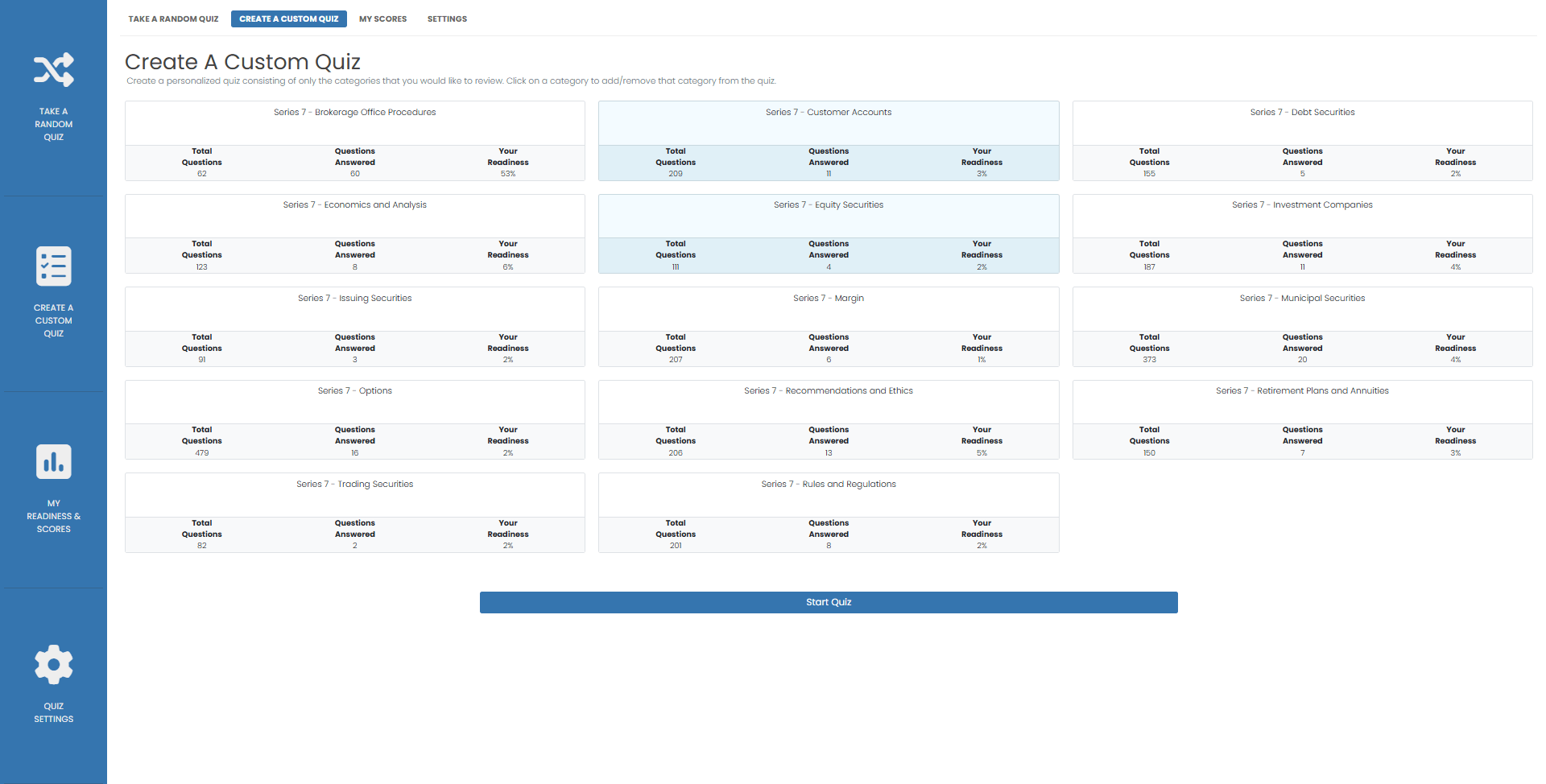 Create Practice Exams