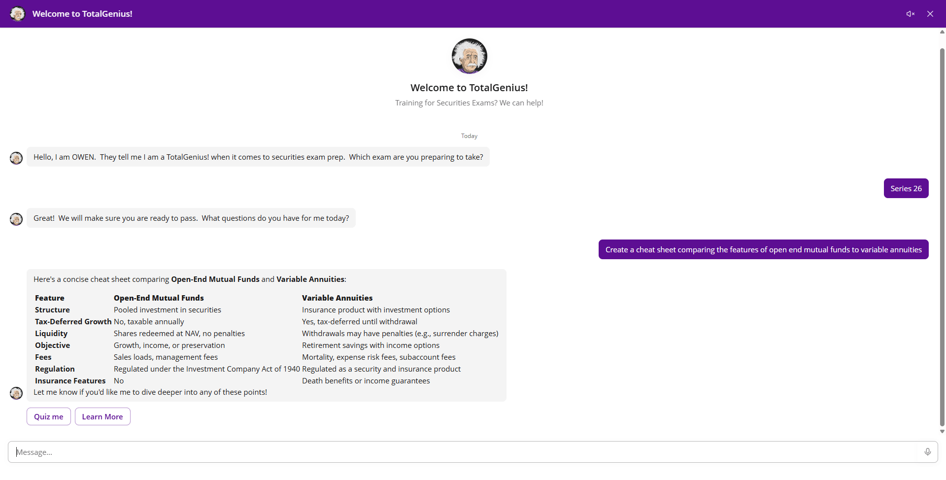 Series 26 Exam Cheat Sheet
