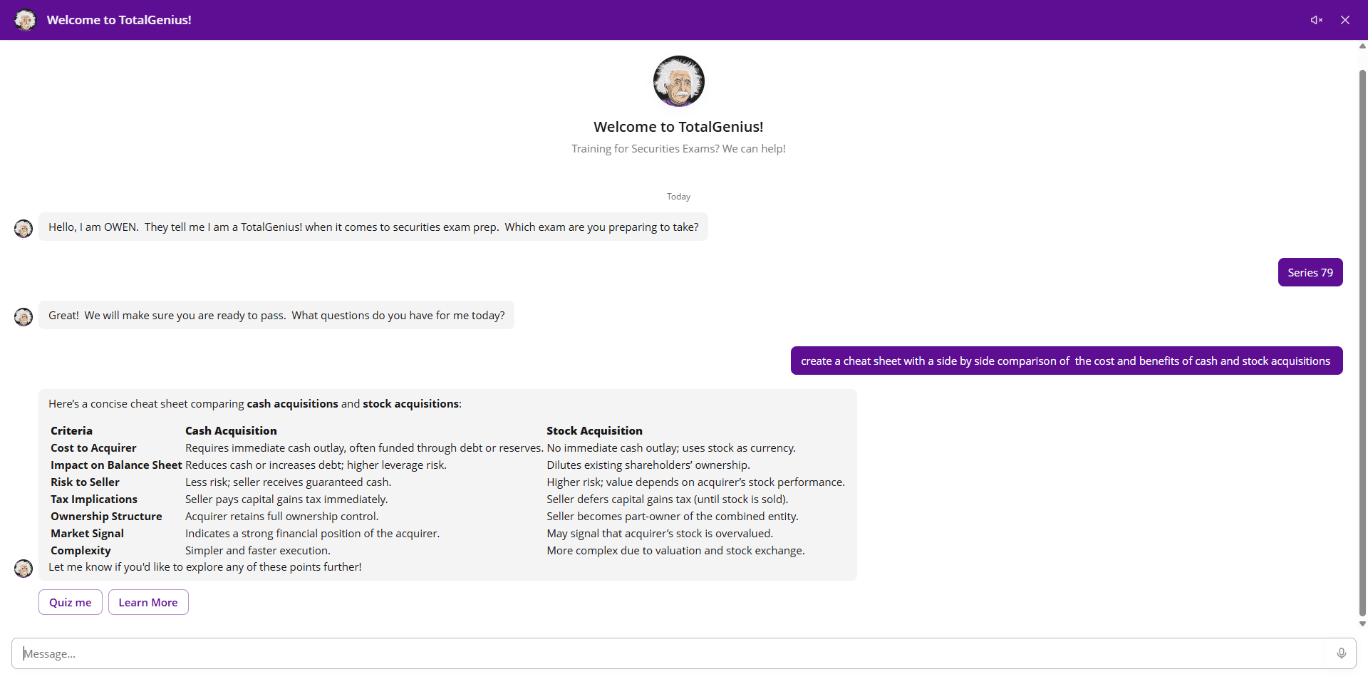 Series 79 Exam Cheat Sheet