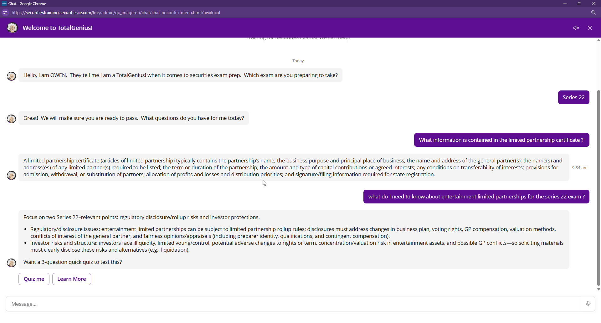 Series 22 Cheat Sheet