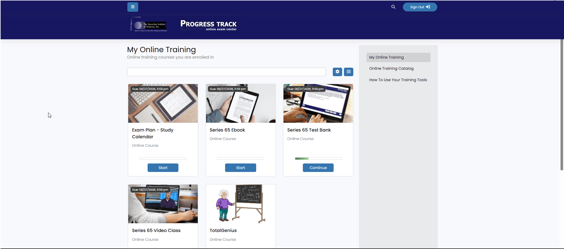 Series 65 Exam Course Homeroom